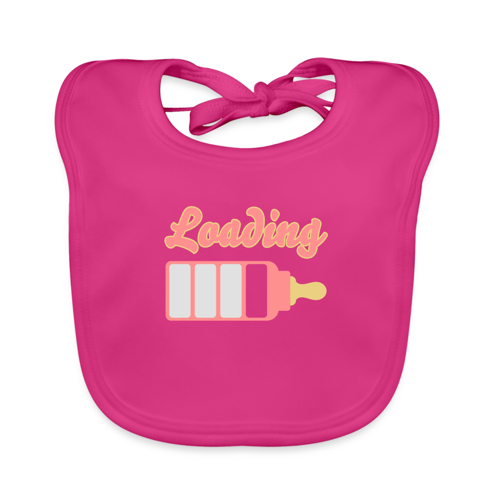Bavoir bio Bébé - fuchsia