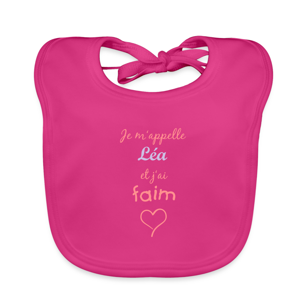 Bavoir bio Bébé - fuchsia