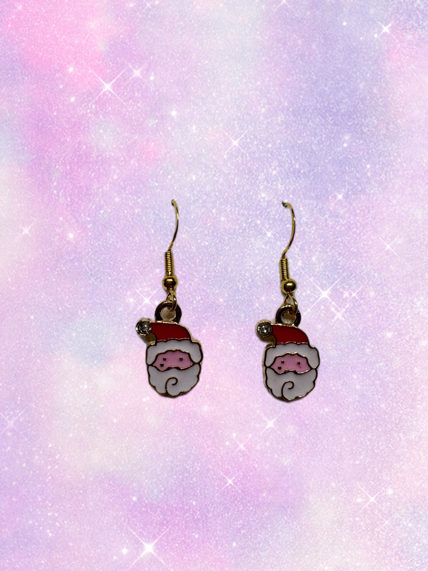 Boucles d’oreilles Père Noël