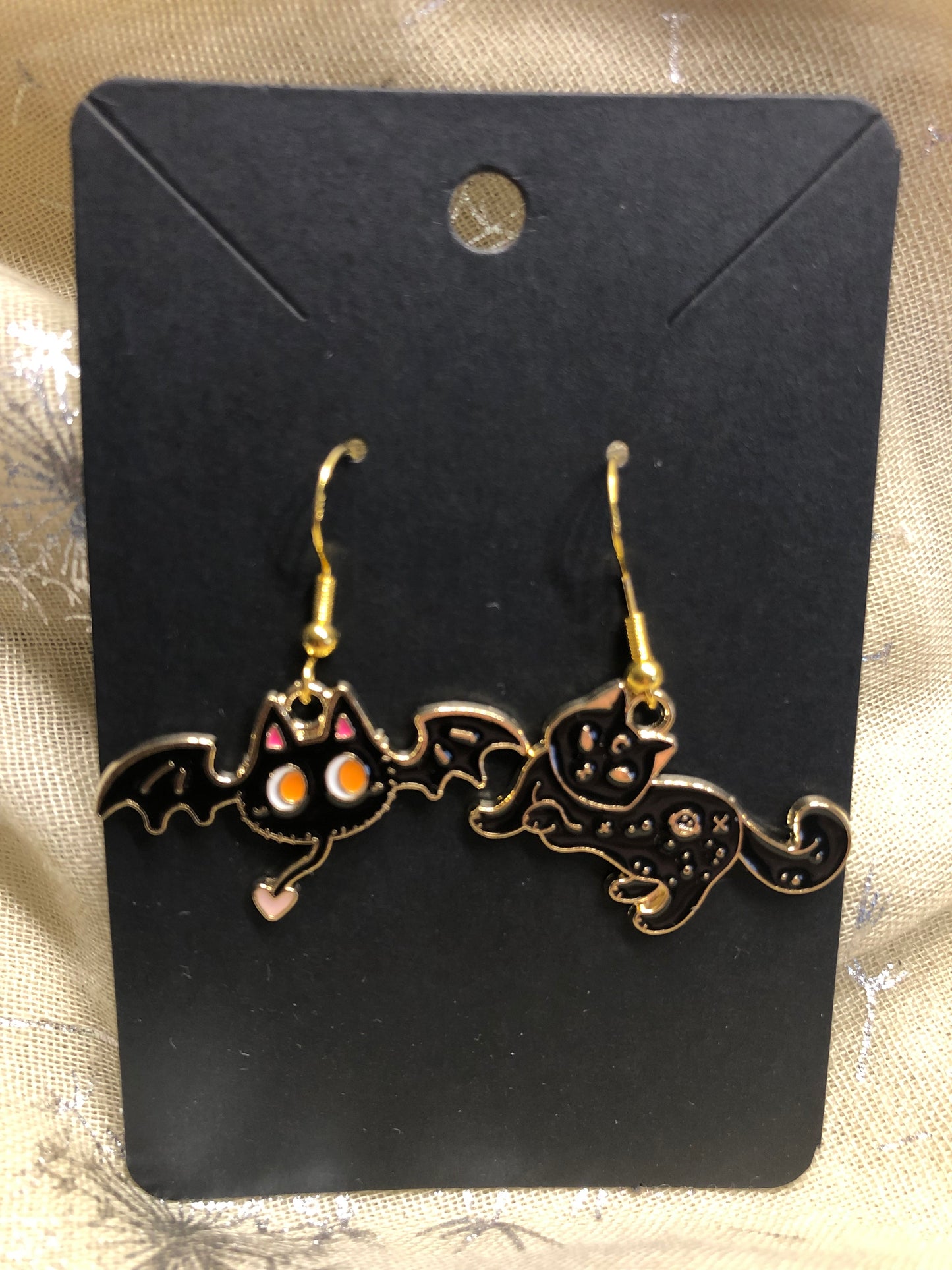 Boucles d’oreilles Chat Vampire