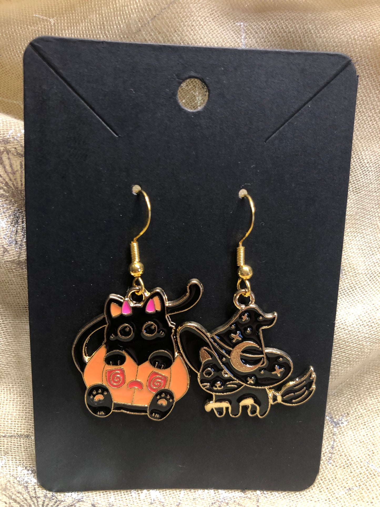 Boucles d’oreilles Halloweenesques