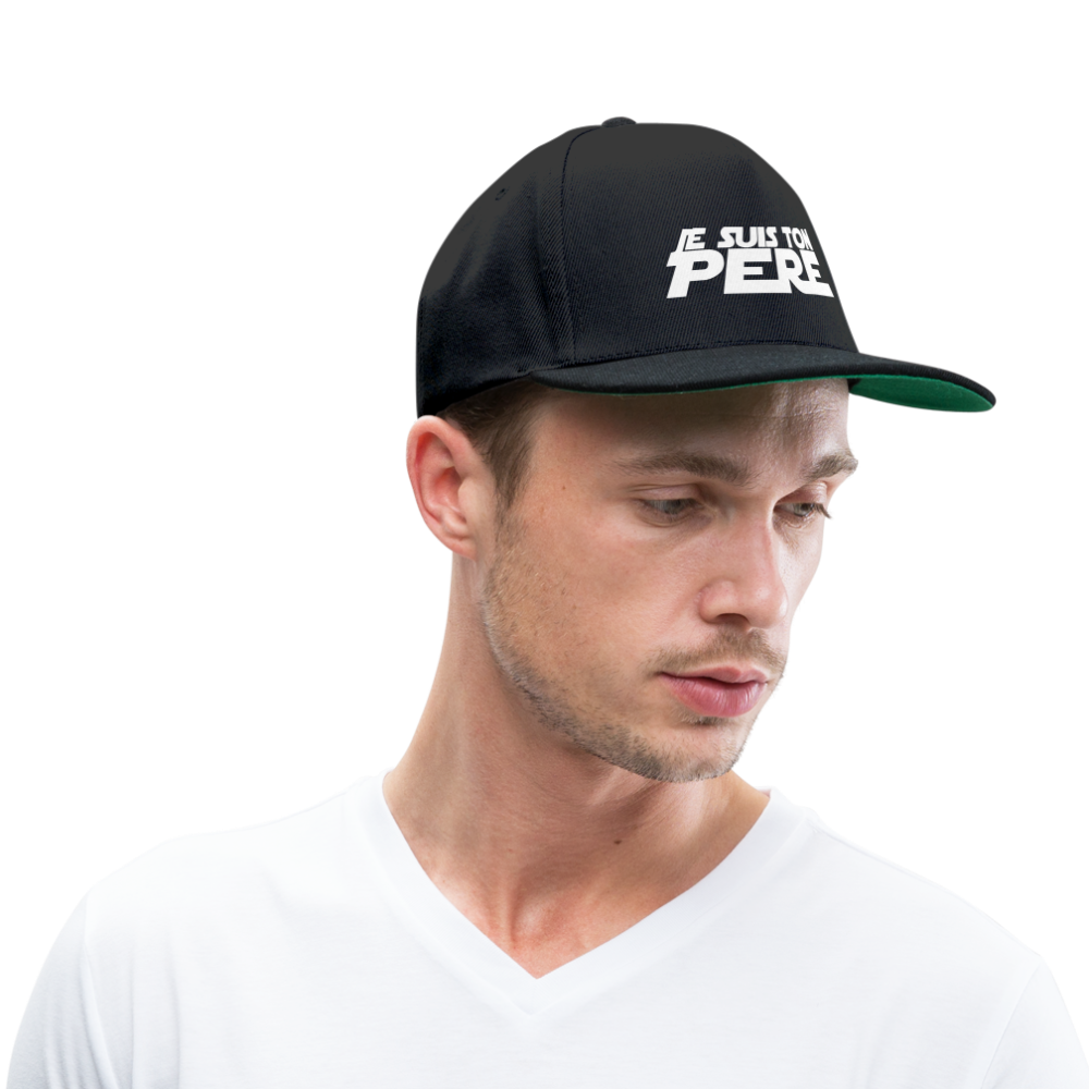 Casquette snapback - noir/noir