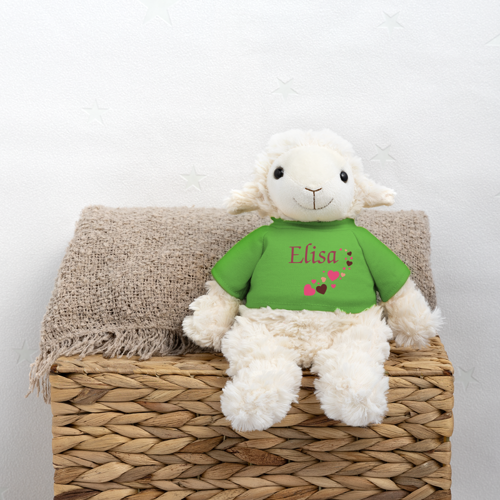 Mouton en peluche Annika MiniFeet® - vert clair