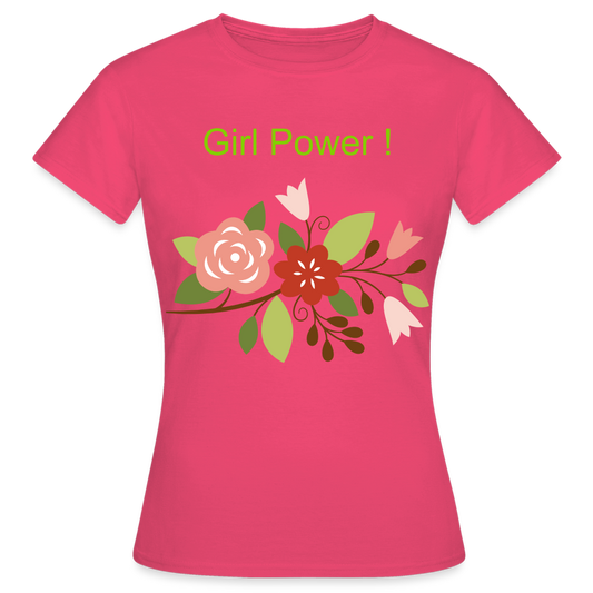T-shirt Femme - rose azalée