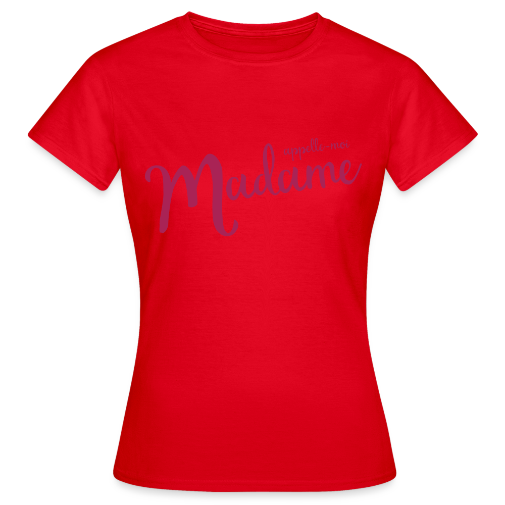 T-shirt Femme - rouge