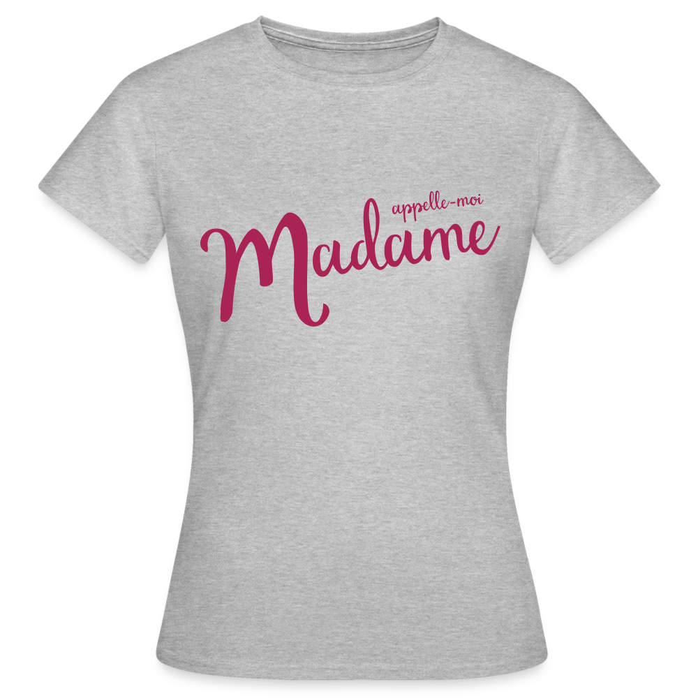 T-shirt Femme - gris chiné
