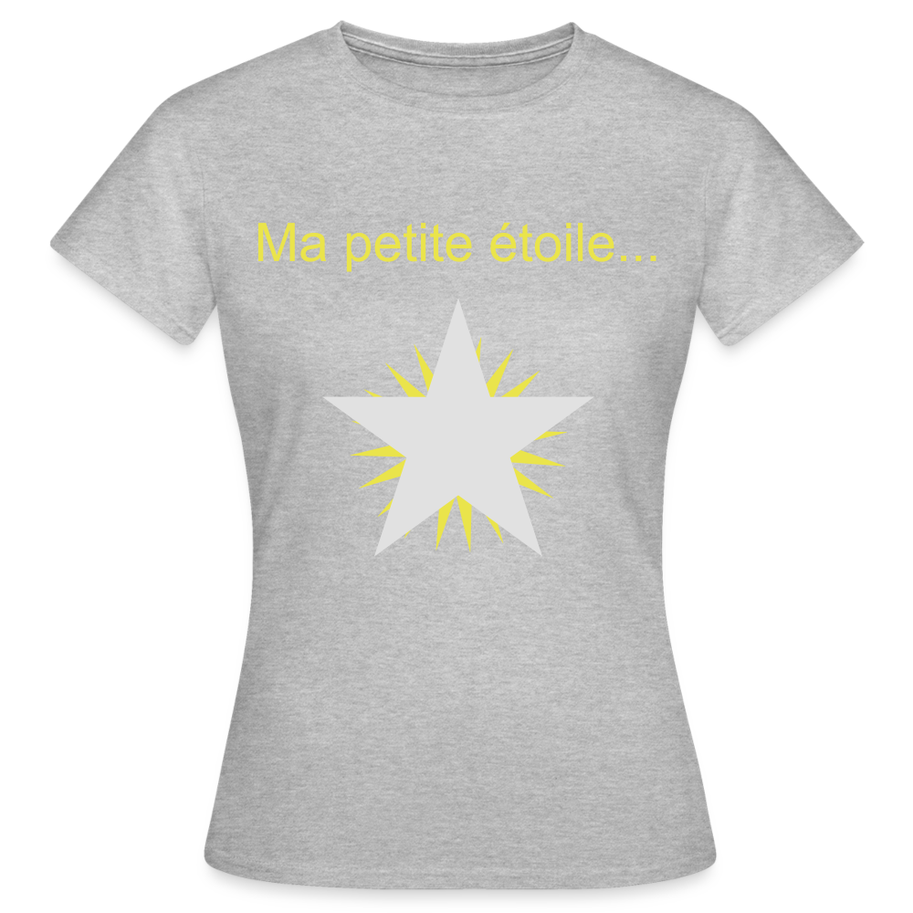 T-shirt Femme - gris chiné