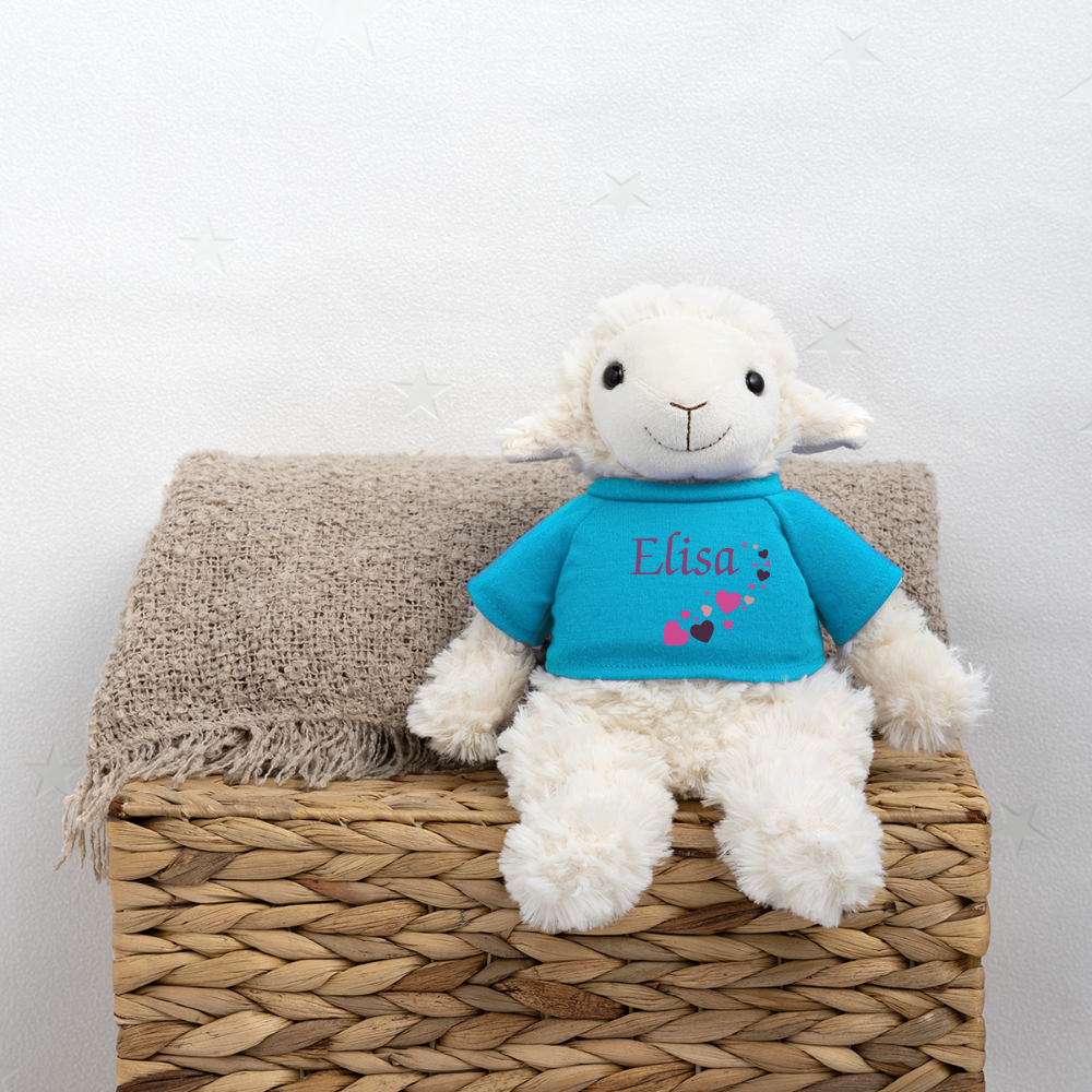 Mouton en peluche Annika MiniFeet® - bleu outremer