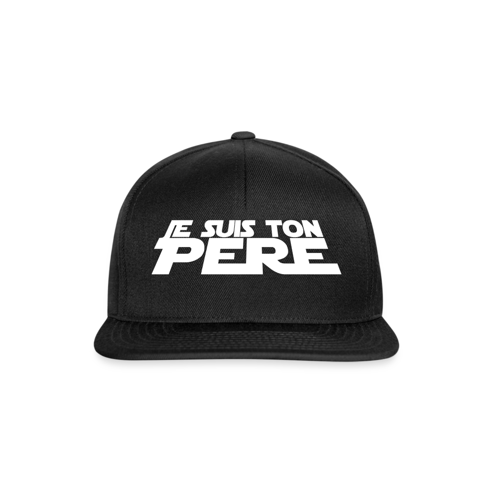 Casquette snapback - noir/noir