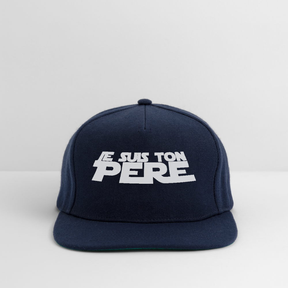 Casquette snapback - marine/marine