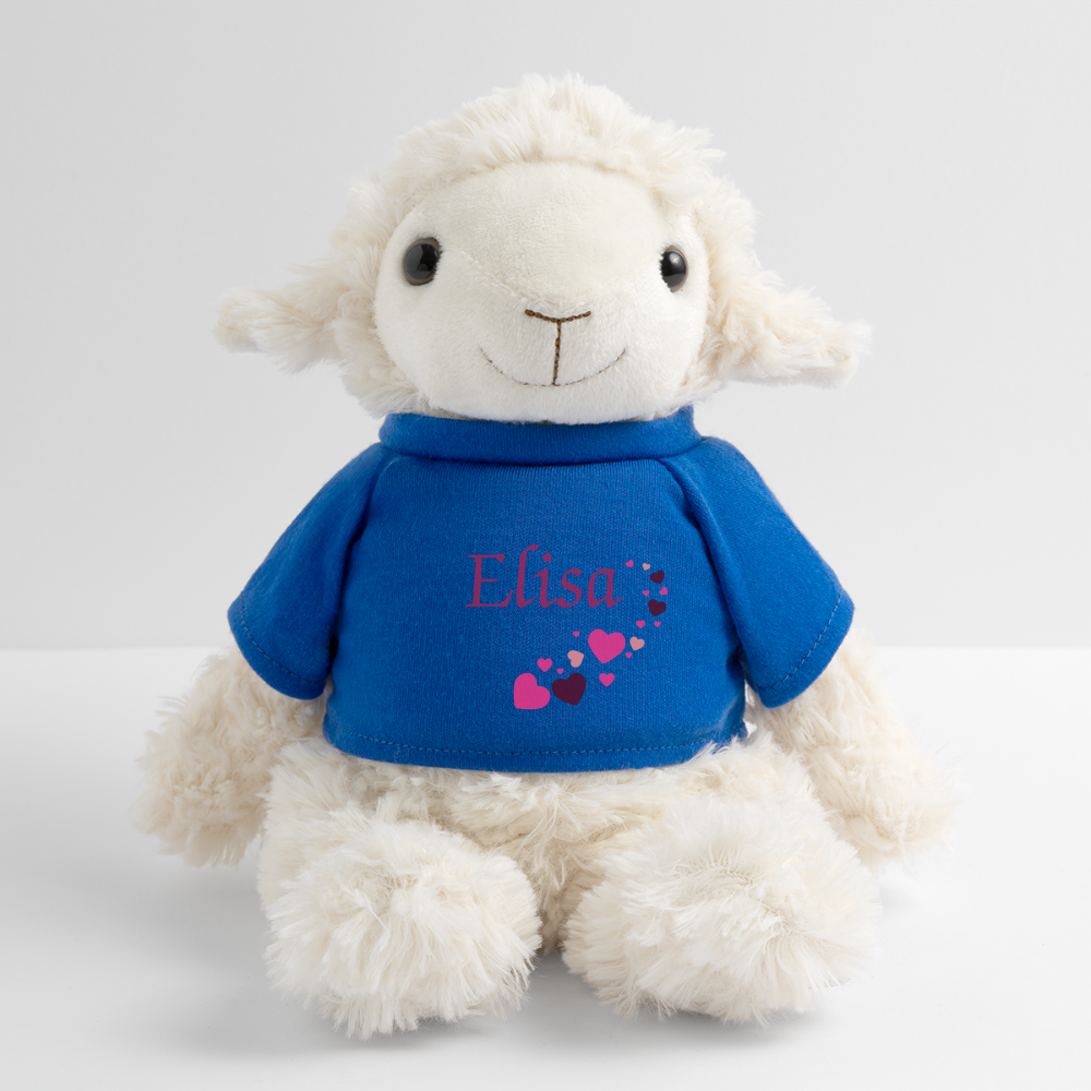 Mouton en peluche Annika MiniFeet® - bleu roi