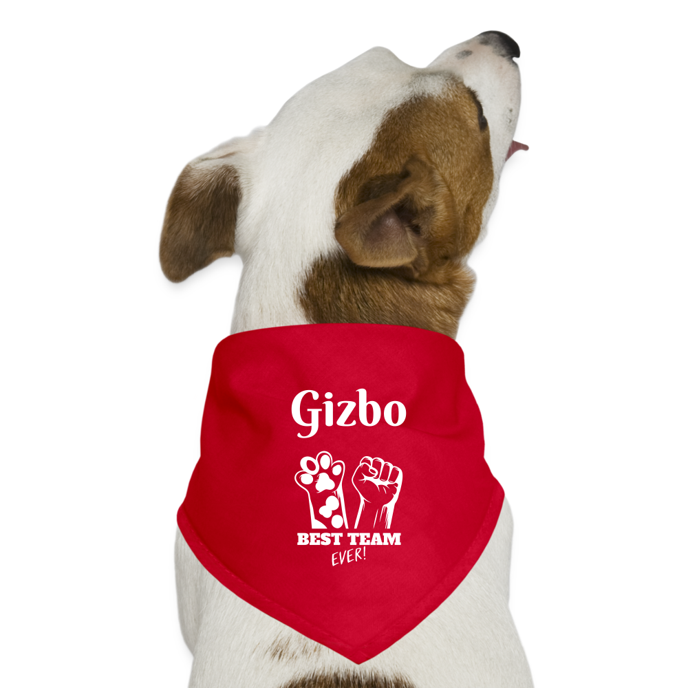 Bandana pour chien - rouge