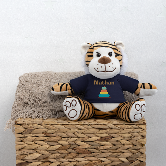Peluche Tigre - bleu marine