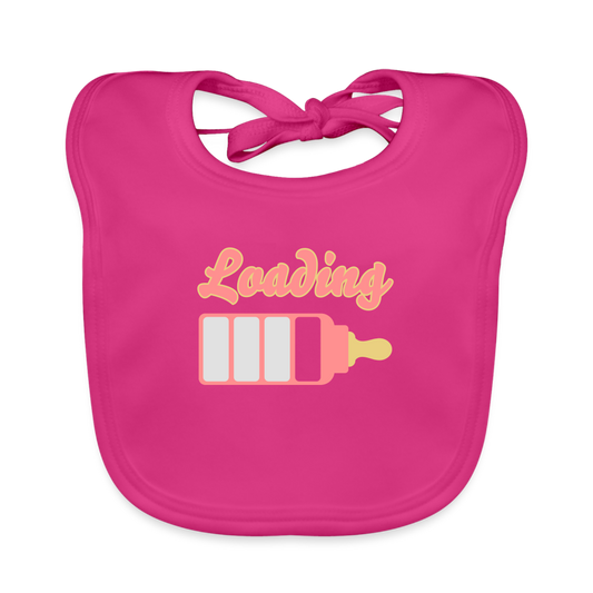 Bavoir bio Bébé - fuchsia