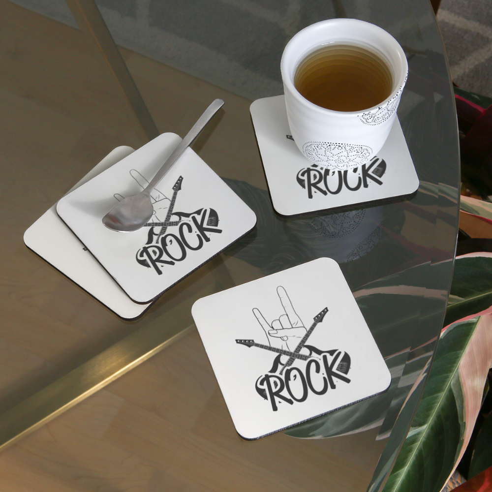 Dessous de verre (lot de 4) - blanc