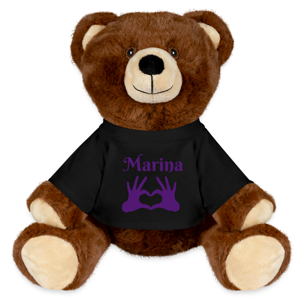 Nounours RecycelBär® marron - noir