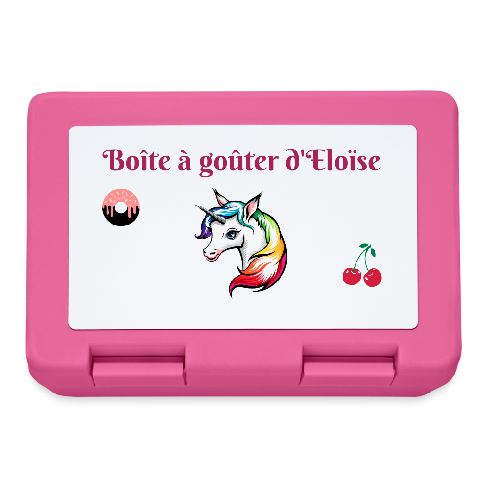 Boîte à goûter. - rose