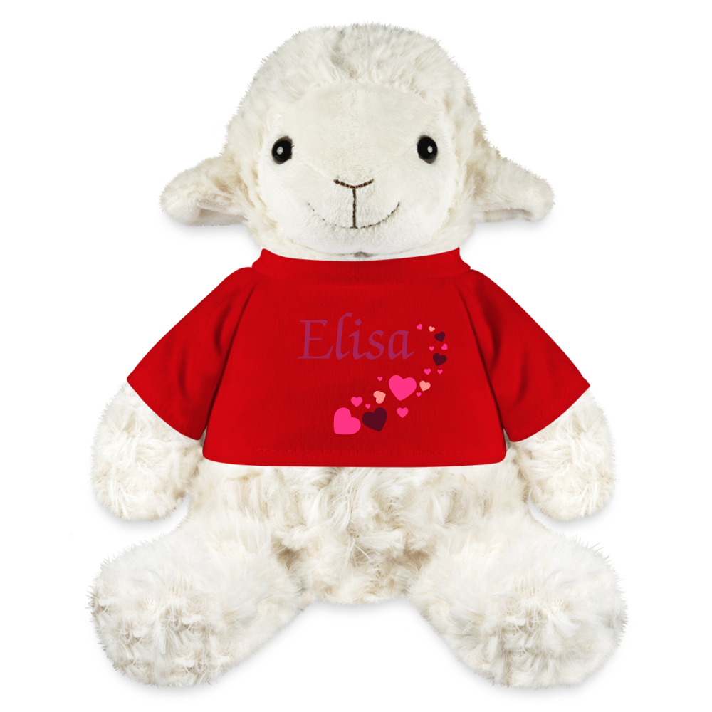 Mouton en peluche Annika MiniFeet® - rouge