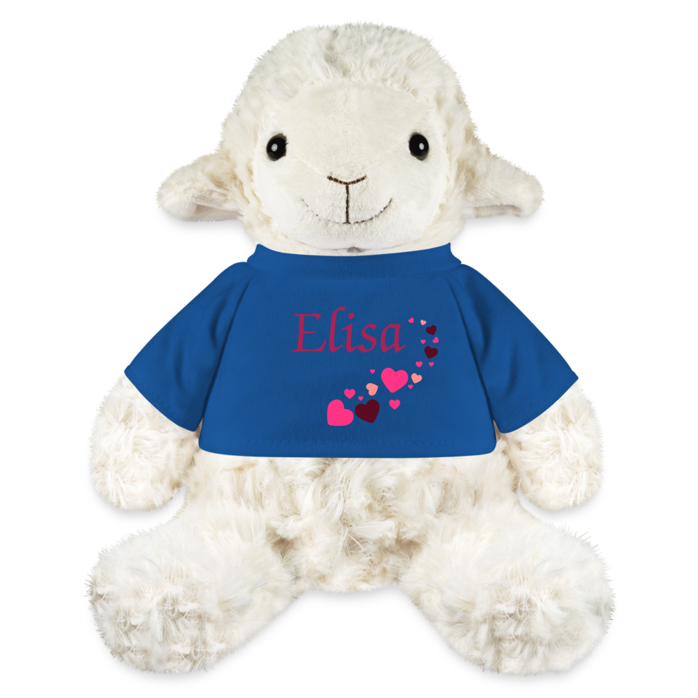Mouton en peluche Annika MiniFeet® - bleu roi