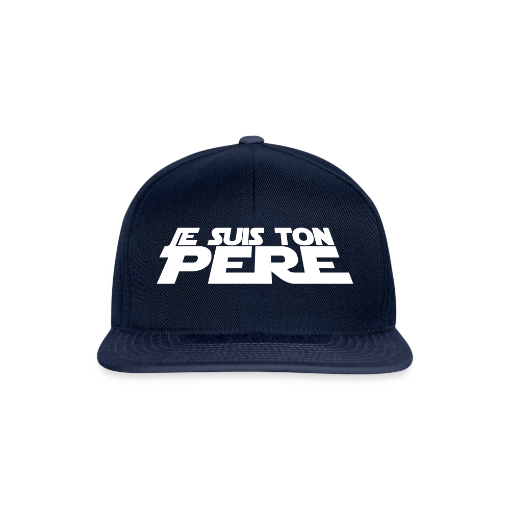 Casquette snapback - marine/marine