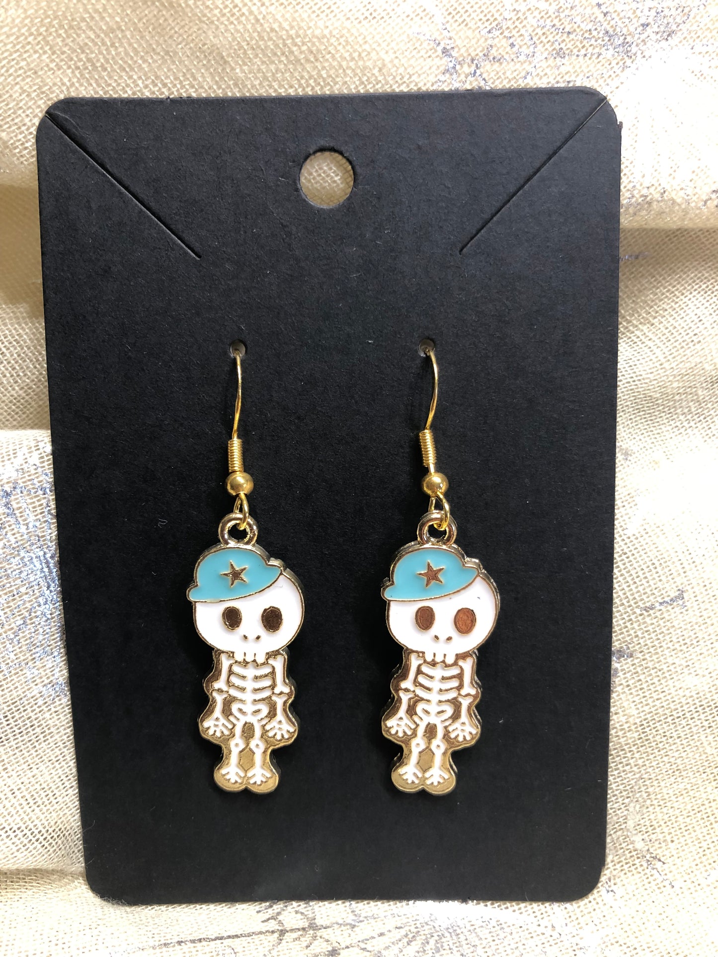 Boucles d’oreilles Squelette Homme