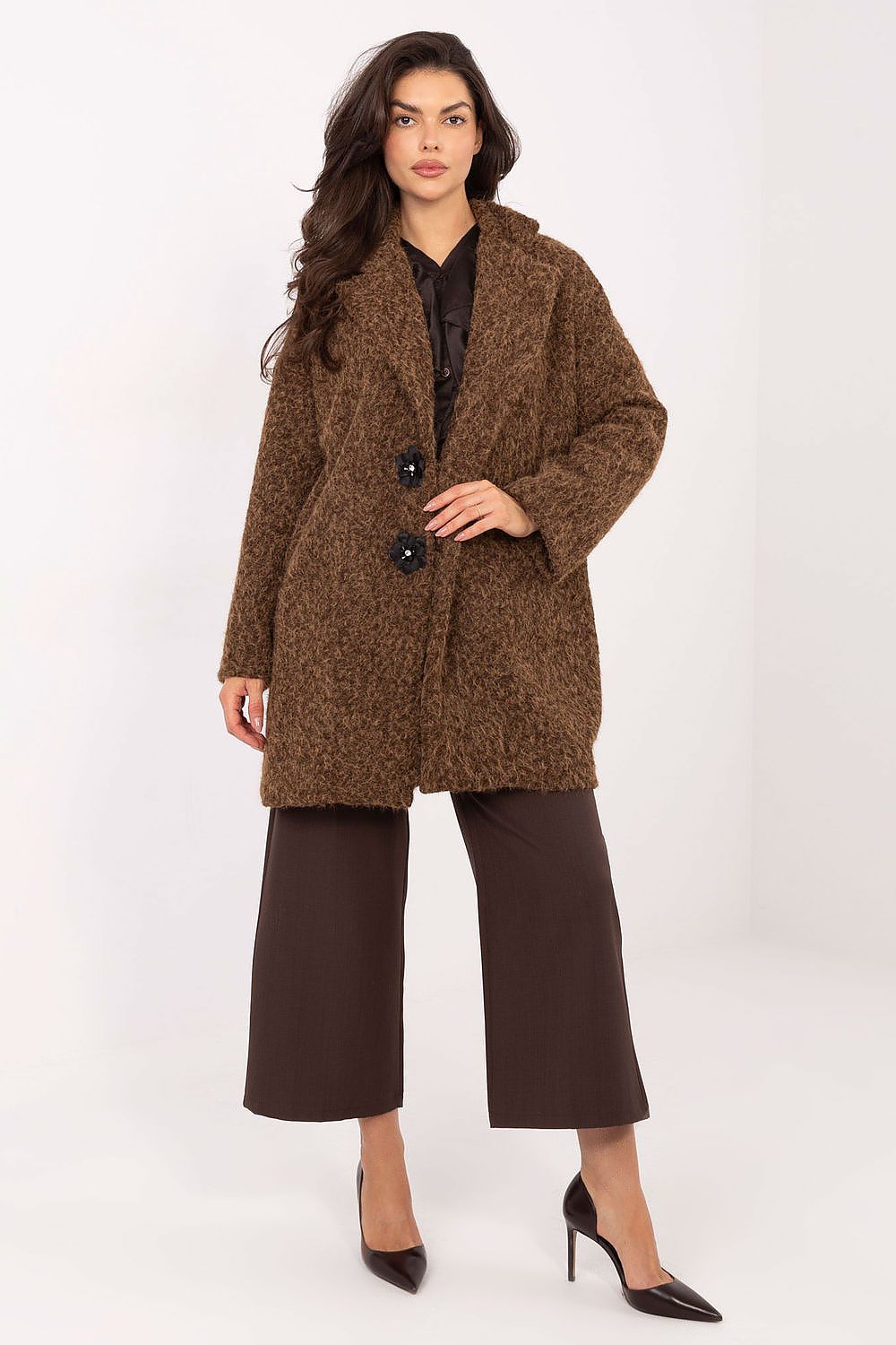  Manteau model 222089 Factory Price 